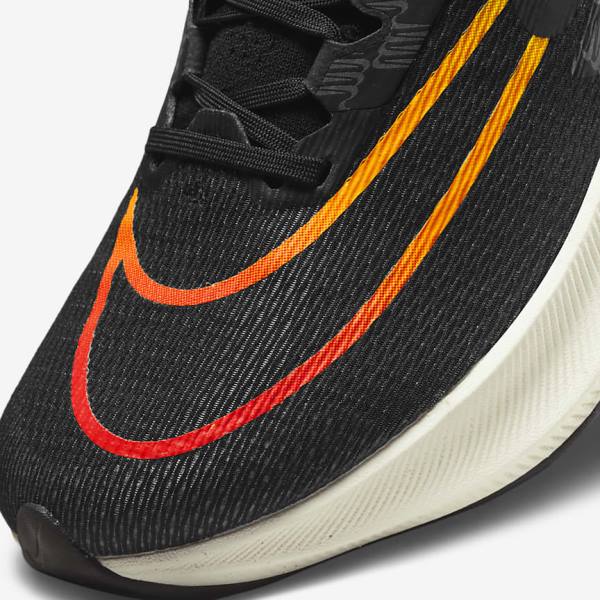 Nike Zoom Fly 4 Cestne Bežecké Tenisky Panske Oranžové Čierne | NK873LNE