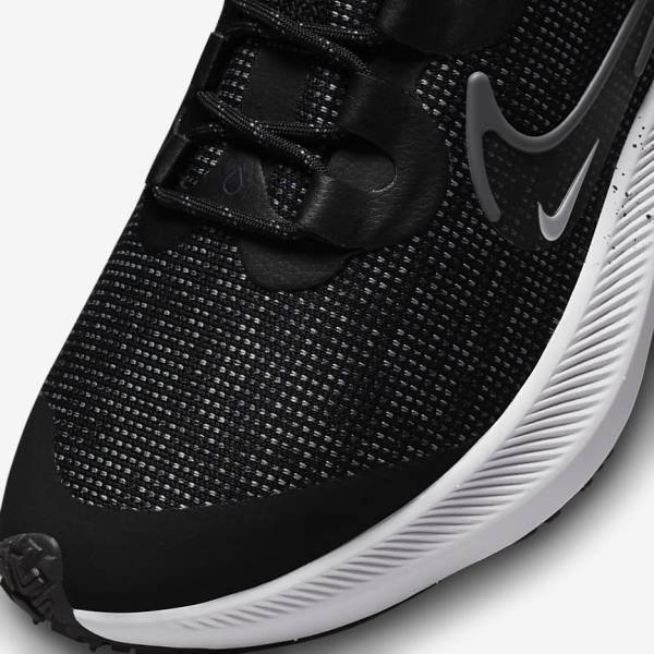 Nike Zoom Winflo 8 Shield Weatherised Cestne Bežecké Tenisky Damske Čierne Metal Strieborne Modre Siva | NK061GEB