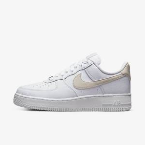 Nike Air Force 1 07 Next Nature Tenisky Damske Biele Metal Zlate Svetlo Hnede | NK560ZBY