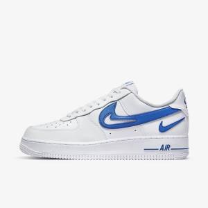 Nike Air Force 1 07 Tenisky Panske Biele Kráľovská Modrá | NK317DQP