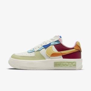 Nike Air Force 1 Fontanka Tenisky Damske Bordove Zlate | NK509NAW