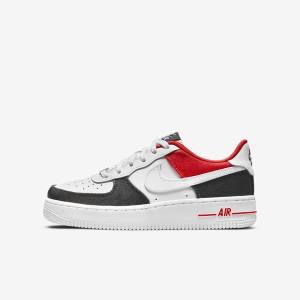 Nike Air Force 1 LV8 Older Tenisky Detske Biele Námornícka Modrá Červené Biele | NK472OKX