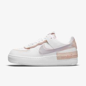 Nike Air Force 1 Shadow Tenisky Damske Biele Ruzove Ruzove Siva | NK781HVK