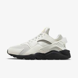 Nike Air Huarache Tenisky Panske Svetlo Béžové Čierne Strieborne Zlate | NK687KDE