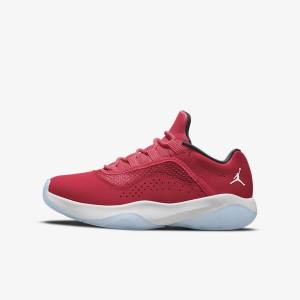 Nike Air Jordan 11 CMFT Low Older Tenisky Detske Červené Čierne Biele | NK805BAE