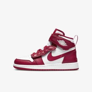 Nike Air Jordan 1 Hi FlyEase Older Tenisky Detske Červené Biele | NK469RIJ