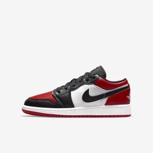 Nike Air Jordan 1 Low Older Tenisky Detske Červené Čierne Biele | NK250JNE