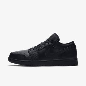 Nike Air Jordan 1 Low Tenisky Panske Čierne | NK032HQN