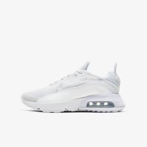 Nike Air Max 2090 Older Tenisky Detske Biele Siva Biele | NK089UXE