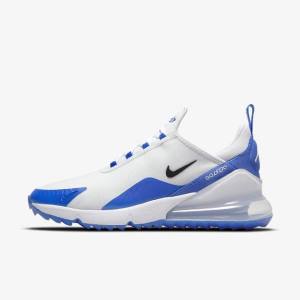 Nike Air Max 270 G Golfove Topanky Damske Biele Modre Platina Čierne | NK654YGW