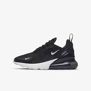 Nike Air Max 270 Older Tenisky Detske Čierne Tmavo Siva Biele | NK756ZBC