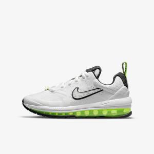 Nike Air Max Genome Older Tenisky Detske Biele Platina Čierne | NK287AFR