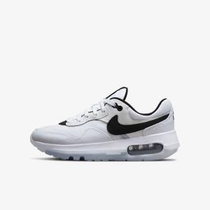 Nike Air Max Motif Older Tenisky Detske Biele Čierne | NK962AYI