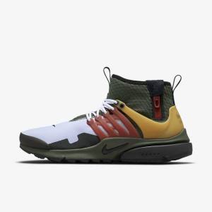 Nike Air Presto Stredne Utility Tenisky Panske Tmavo Siva Zelene Čierne | NK672YMV