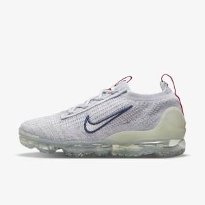 Nike Air VaporMax 2021 Flyknit Tenisky Damske Námornícka Modrá Biele | NK964KLF