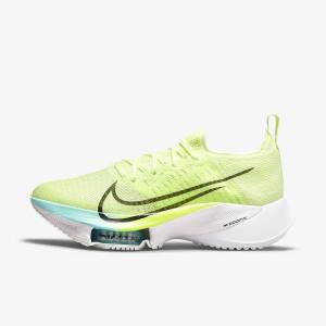 Nike Air Zoom Tempo NEXT% Cestne Bežecké Tenisky Damske Biele Zelene Tyrkysové Tyrkysové | NK046OZL