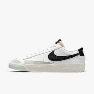 Nike Blazer Low 77 Tenisky Damske Biele Čierne | NK461JUZ