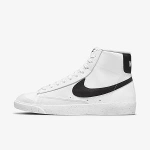 Nike Blazer Stredne 77 Next Nature Tenisky Damske Biele Čierne | NK768DSF