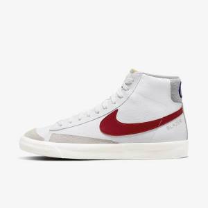 Nike Blazer Stredne 77 Tenisky Panske Biele Svetlo Siva Červené | NK261AQP