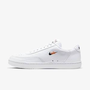 Nike Court Vintage Premium Tenisky Panske Biele Oranžové Čierne | NK671VOX