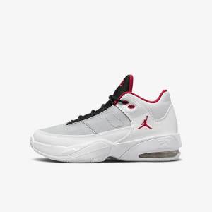 Nike Jordan Max Aura 3 Older Tenisky Detske Biele Platina Čierne Červené | NK034JXO