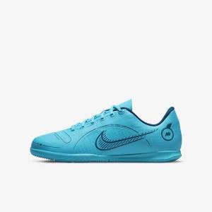 Nike Jr. Mercurial Vapor 14 Club IC Older Indoor Court Kopačky Detske Modre Oranžové | NK349LSH