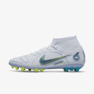 Nike Mercurial Superfly 8 Academy AG Artificial-Grass Kopačky Damske Siva Svetlo Modre Tmavo Modre | NK637FHB