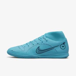 Nike Mercurial Superfly 8 Club IC Indoor Court Kopačky Panske Modre Oranžové | NK164CBX