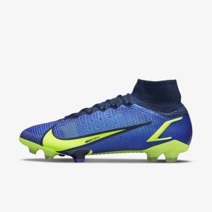 Nike Mercurial Superfly 8 Elite FG Firm-Grounds Kopačky Damske Modre | NK623NZA