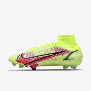 Nike Mercurial Superfly 8 Elite FG Firm-Grounds Kopačky Damske Čierne Svetlo Červené | NK640AGX