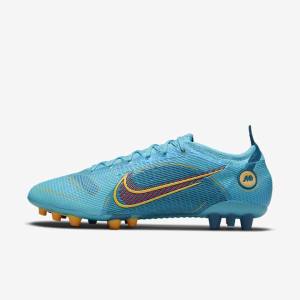 Nike Mercurial Vapor 14 Elite AG Artificial-Grounds Kopačky Panske Modre Oranžové | NK603WPJ