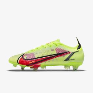 Nike Mercurial Vapor 14 Elite SG-Pro AC Soft-Ground Kopačky Panske Čierne Svetlo Červené | NK201VAY