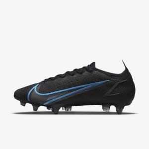 Nike Mercurial Vapor 14 Elite SG-Pro AC Soft-Ground Kopačky Damske Čierne Siva | NK312VIR