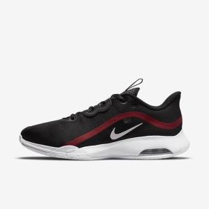 Nike NikeCourt Air Max Volley Hard Court Tenisove Tenisky Panske Čierne Červené Biele | NK147VNQ