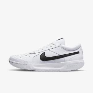 Nike NikeCourt Zoom Lite 3 Hard Court Tenisove Tenisky Panske Biele Čierne | NK841FWP