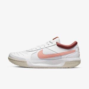 Nike NikeCourt Zoom Lite 3 Tenisove Tenisky Damske Biele Červené Biele Svetlo | NK185LUK