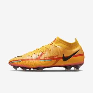 Nike Phantom GT2 Dynamic Fit Elite FG Firm-Ground Kopačky Panske Oranžové Svetlo Červené Čierne | NK841VPW