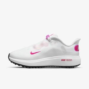 Nike React Ace Tour Golfove Topanky Damske Biele Čierne Ruzove | NK602NHU