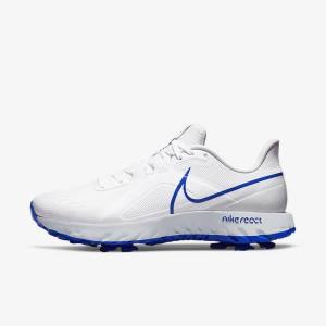 Nike React Infinity Pro Golfove Topanky Panske Biele Platina Modre | NK526ICG