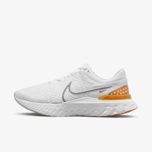 Nike React Infinity Run Flyknit 3 Cestne Bežecké Tenisky Panske Biele Siva | NK564ZNT