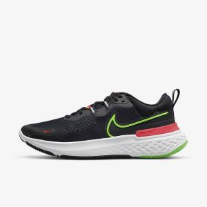 Nike React Miler 2 Cestne Bežecké Tenisky Panske Čierne Červené Biele Zelene | NK432HPY