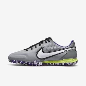 Nike React Tiempo Legend 9 Pro TF Turf Kopačky Damske Svetlo Siva Biele | NK291ZPK