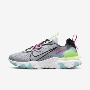 Nike React Vision Tenisky Damske Siva Ruzove Čierne | NK641PTN