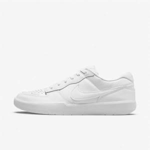 Nike SB Force 58 Premium Skate Tenisky Panske Biele | NK632VEA