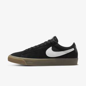 Nike SB Zoom Blazer Low Pro GT Skate Tenisky Damske Čierne Biele | NK816WDC