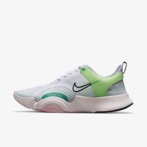 Nike SuperRep Go 2 Botasky Damske Biele Zelene Svetlo Ruzove Čierne | NK097QIG