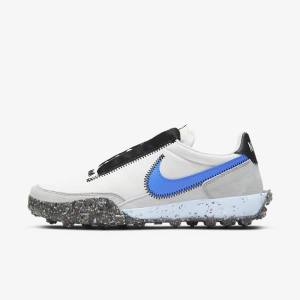 Nike Waffle Racer Crater Tenisky Damske Biele Čierne Modre | NK861PDC